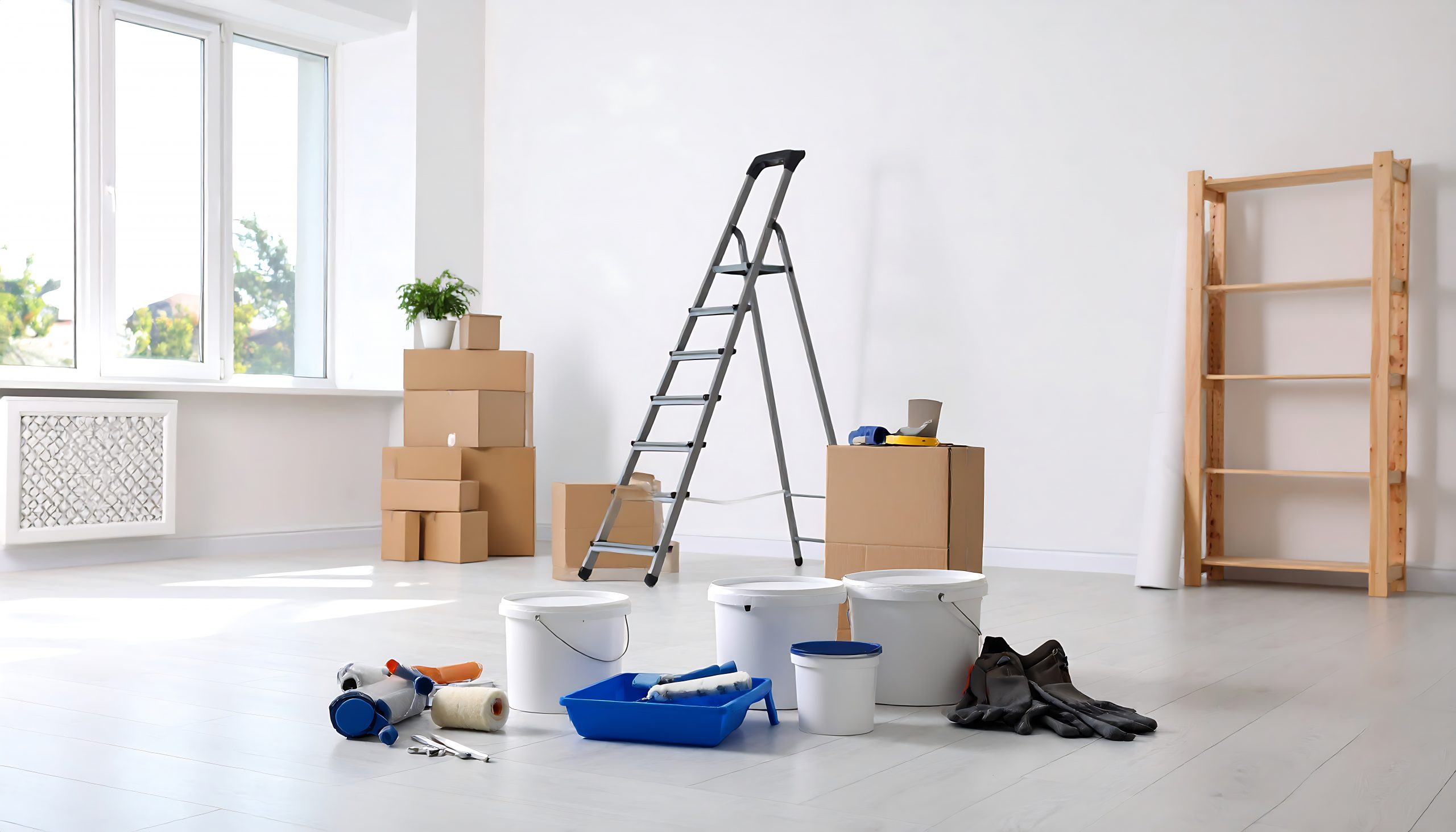 Cosa serve per imbiancare casa fai da te?