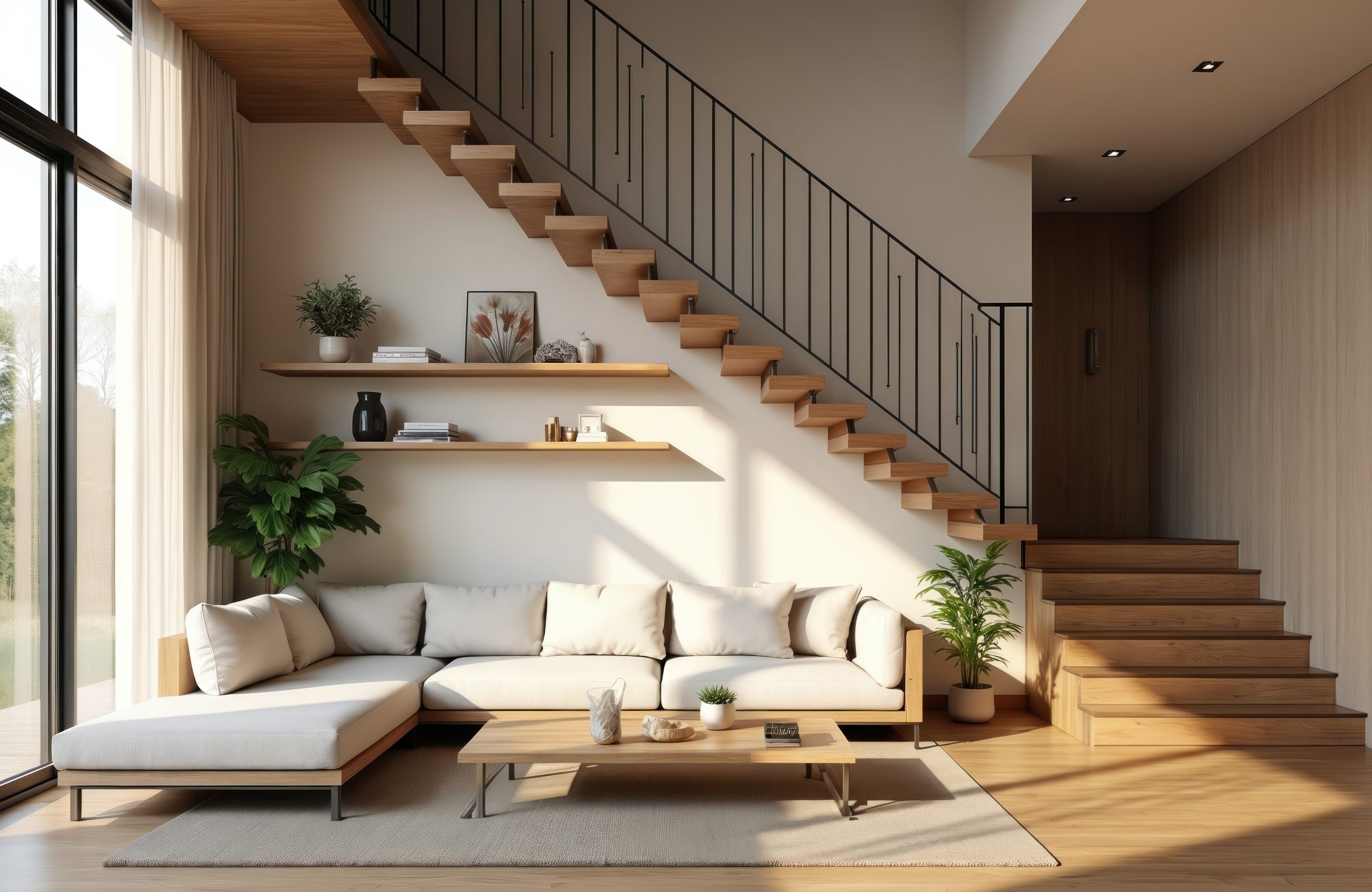 Quando e perché scegliere una scala a giorno? Perché scegliere una scala a giorno per interni?