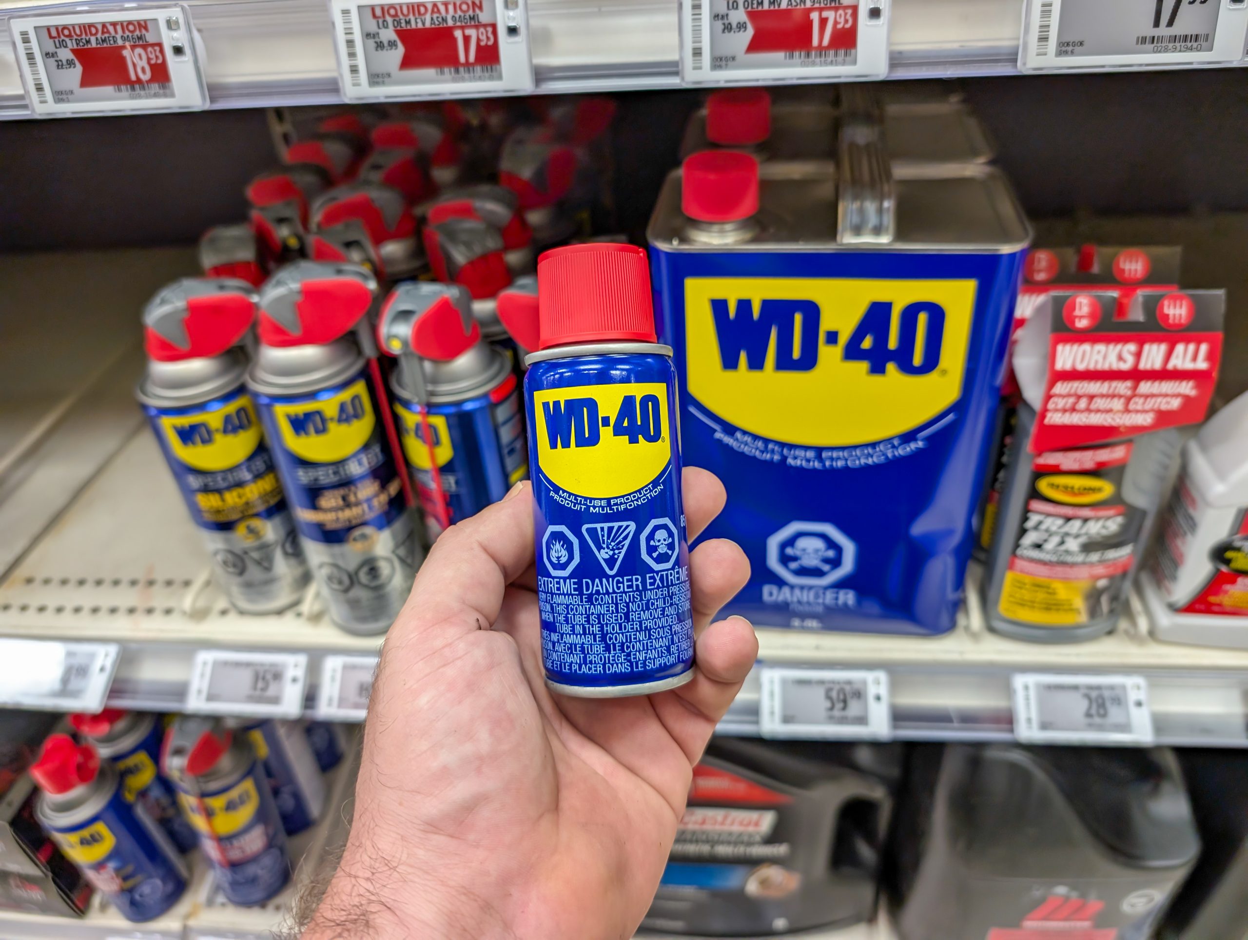 Quali sono le controindicazioni del WD-40?