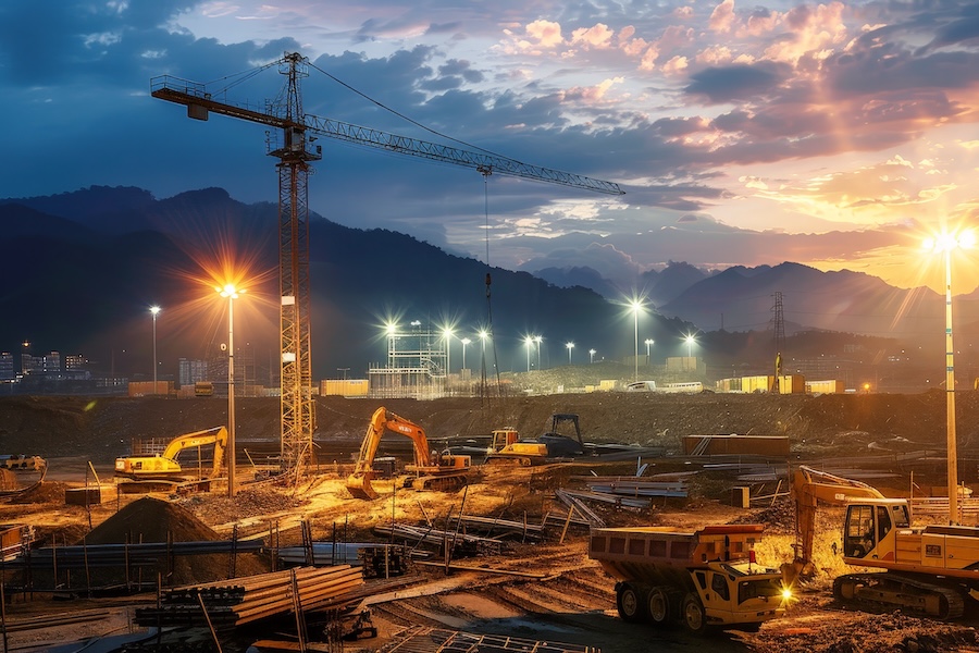 Come fare l'illuminazione di un cantiere